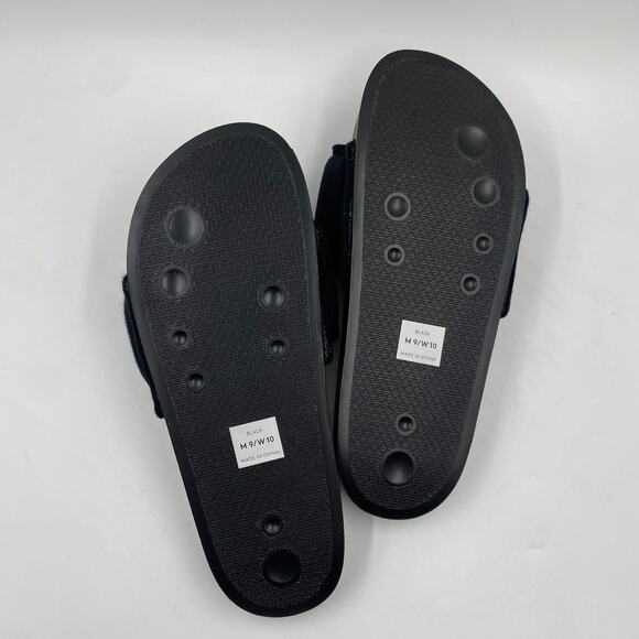 Bamabones Pilo Slide Sandals in Black Size 9 / 10 NEW NWT - Picture 6 of 7